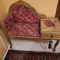POLTRONCINA VINTAGE CON PORTAOGGETTI