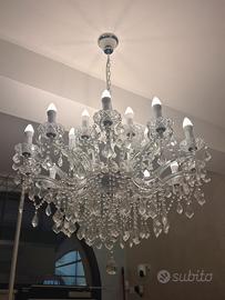 Lampadario in cristallo