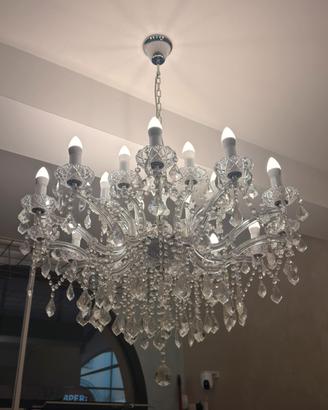 Lampadario in cristallo