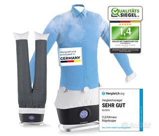 CLEANmaxx Ferro automatico per camicie Pro Steam +