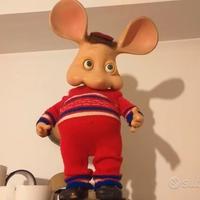 grande topo Gigio anni 60  vintage 40 cm