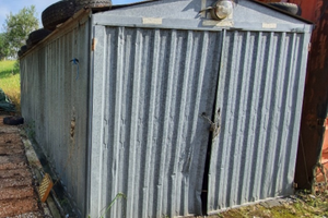 Capanno Box garage da giardino cortile 6x2,50mt