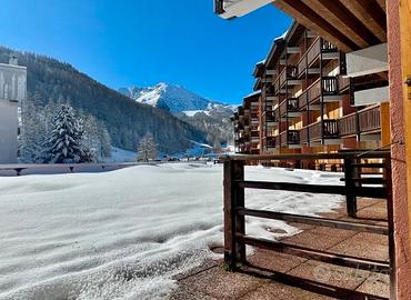 Monolocale 4 posti fronte piste