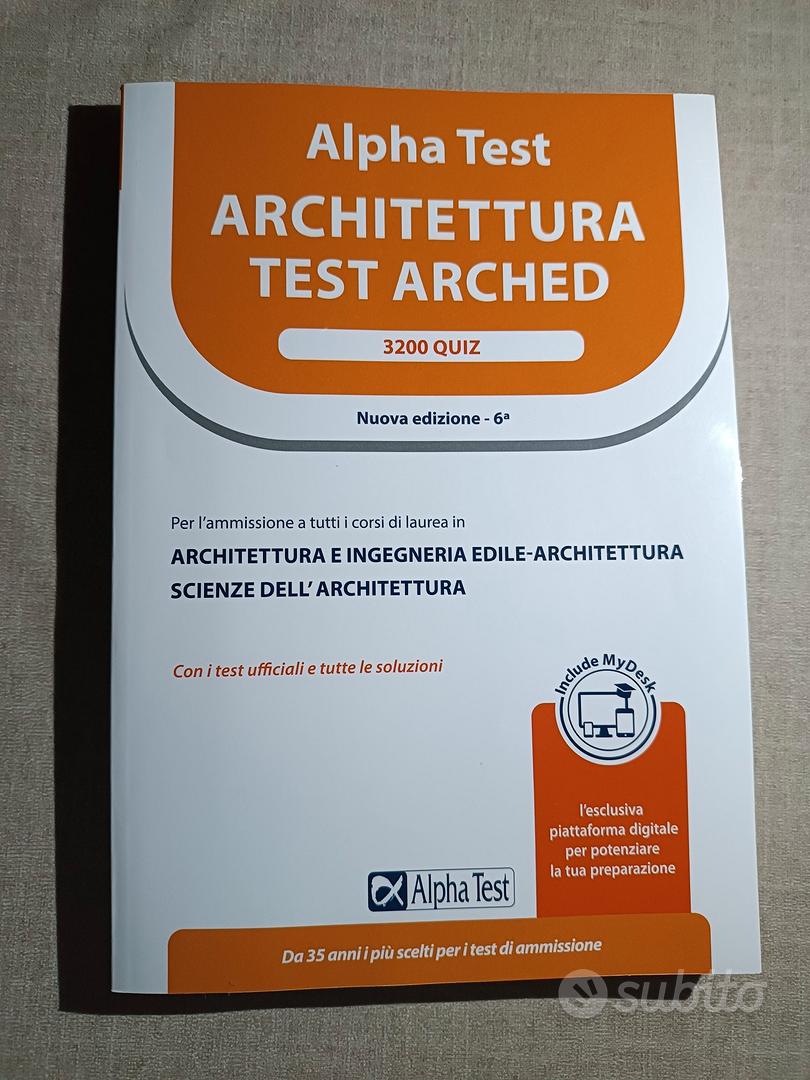 Alpha Test ARCHITETTURA Test Arched - Libri e Riviste In vendita a Brescia