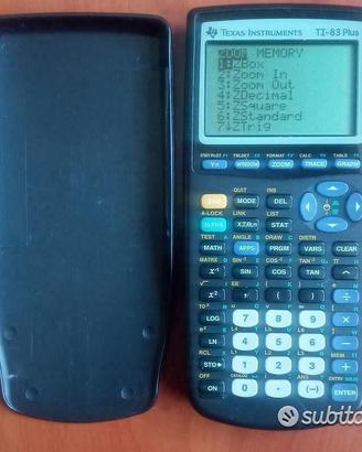 Calcolatrice grafica Texas Ins. TI-83 PLUS+manuale