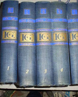 Enciclopedia Garzanti 5 volumi