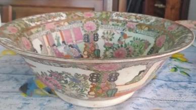 Grande Ciotola "Punch Bowl" in Porcellana Canton 