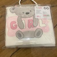 Copertina in ciniglia neonato