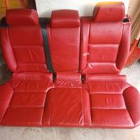  sedili A3 3 porte in pelle rossa 