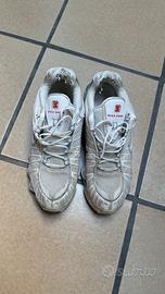 nike shox tl bianche
