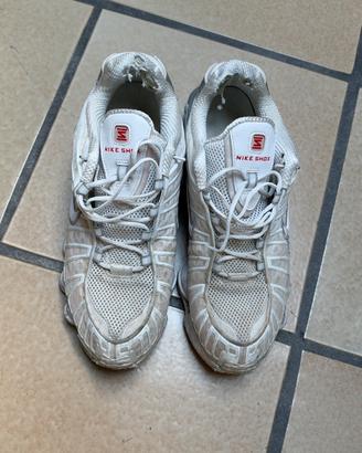 nike shox tl bianche