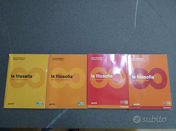 4 libri scolastici Filosofia