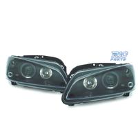 FARI PEUGEOT 106 ANGEL EYES FONDO NERO H1 96-05