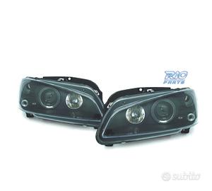 FARI PEUGEOT 106 ANGEL EYES FONDO NERO H1 96-05