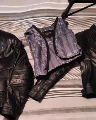 Giubbini moto in pelle uomo e donna Hevik