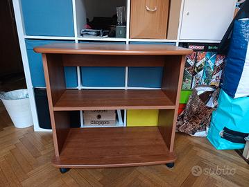 Scrivania con ruote 70x40 -  Come nuova 