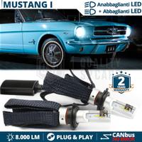 Luci FULL LED H4 PER Ford Mustang Bianco Ghiaccio