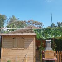 Gazebo (struttura in ferro e tendaggio)