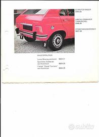 Peugeot 104-Rostri paracolpi