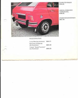 Peugeot 104-Rostri paracolpi