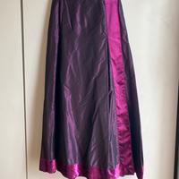 Gonna Etro taglia 44 raso  Viola