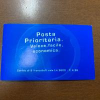 Posta prioritaria. Libretto con 8 francobolli