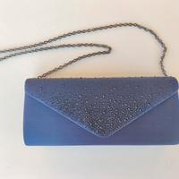 Borsa da cerimonia blu