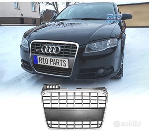 GRIGLIA AUDI A4 B7 04-07 LOOK S LINE CROMATO