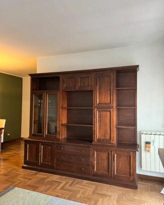 Mobile soggiorno in legno massello 260x60x250 Roma