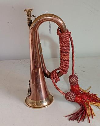 trombetta militare in rame e ottone 