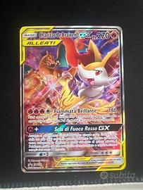 Carta Pokemon Charizard e Braixen GX SM230