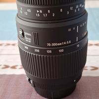 Obbiettivo macchina fotografica nikon 