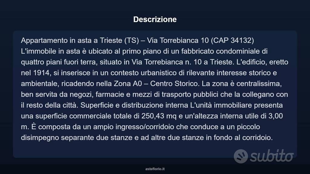Appartamento – Trieste, Riborgo, Città Nuova-Barriera Nuova-San Vito-Città Vecchia - Vista 4