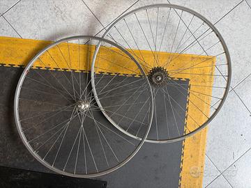 Ruote Ambrosio con mozzi Campagnolo