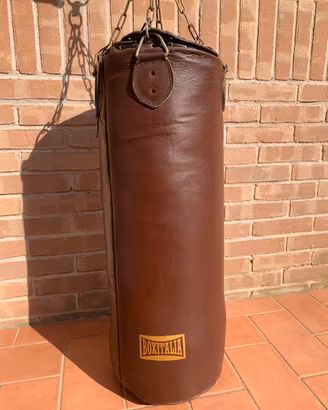 Sacco da boxe vintage BOXITALIA in vera pelle