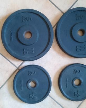 Primo pacchetto di 2 dischi da 5 kg e 2  da 2 kg