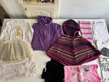 Splendido set 10 capí abbigliamento 3/4 anni bimba