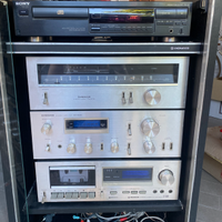 Impianto stereo hi fi Pioneer anni 70 vintage