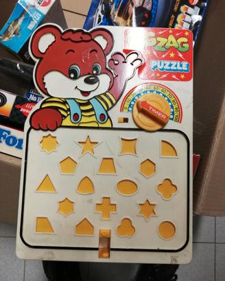 Gioco vintage Zig Zag Puzzle con timer – anni ’80