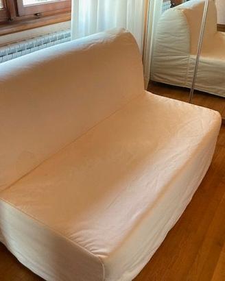 Divano letto con fodera