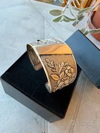 Bracciale rigido in antico argento800