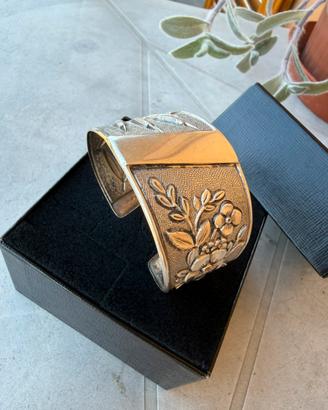 Bracciale rigido in antico argento800