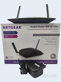 Modem Router Netgear D6220 AC1200 VDSL/Fibra