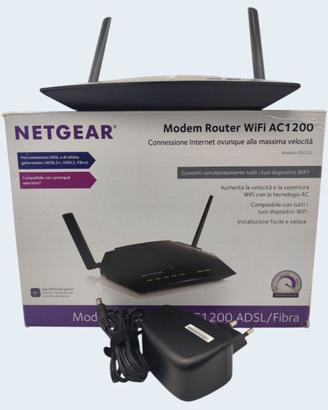 Modem Router Netgear D6220 AC1200 VDSL/Fibra