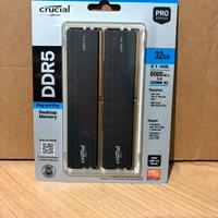 CRUCIAL PRO RAM DDR5 32GB (2x16)
