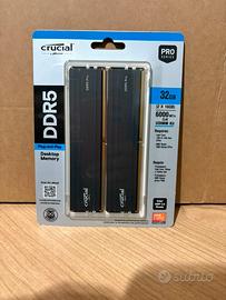 CRUCIAL PRO RAM DDR5 32GB (2x16)