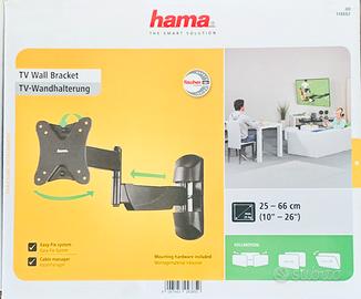 STAFFA TV ARTICOLATA da parete HAMA nuovo