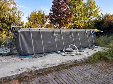 Piscina intex 488x244x122