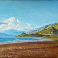 Ascolta il mare - Dipinto a olio originale