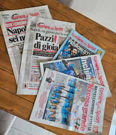 Giornale Corriere dello sport Scudetto Napoli